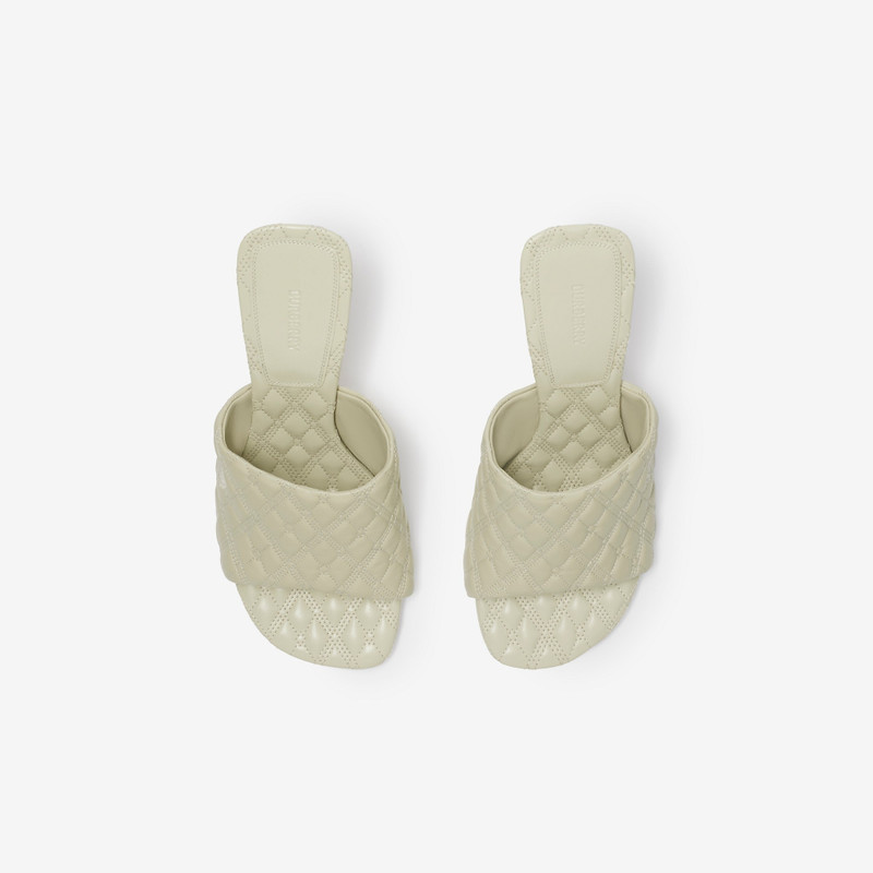 Leather Quilt Mules 5