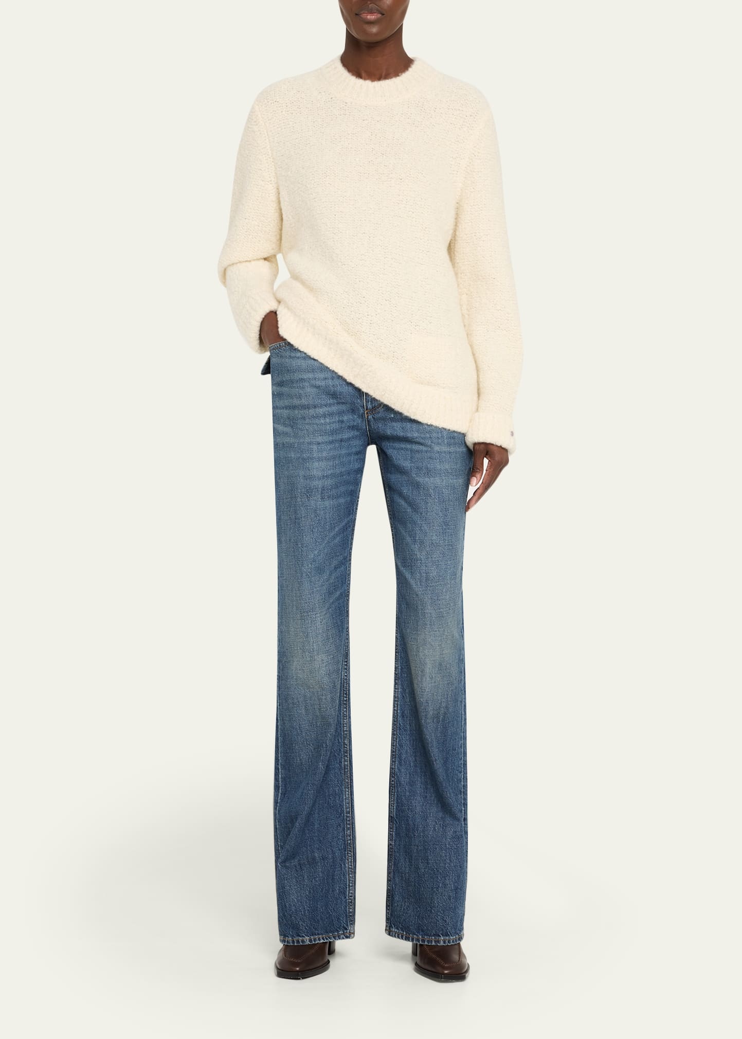 Cloud Boucle Cashmere Sweater - 2