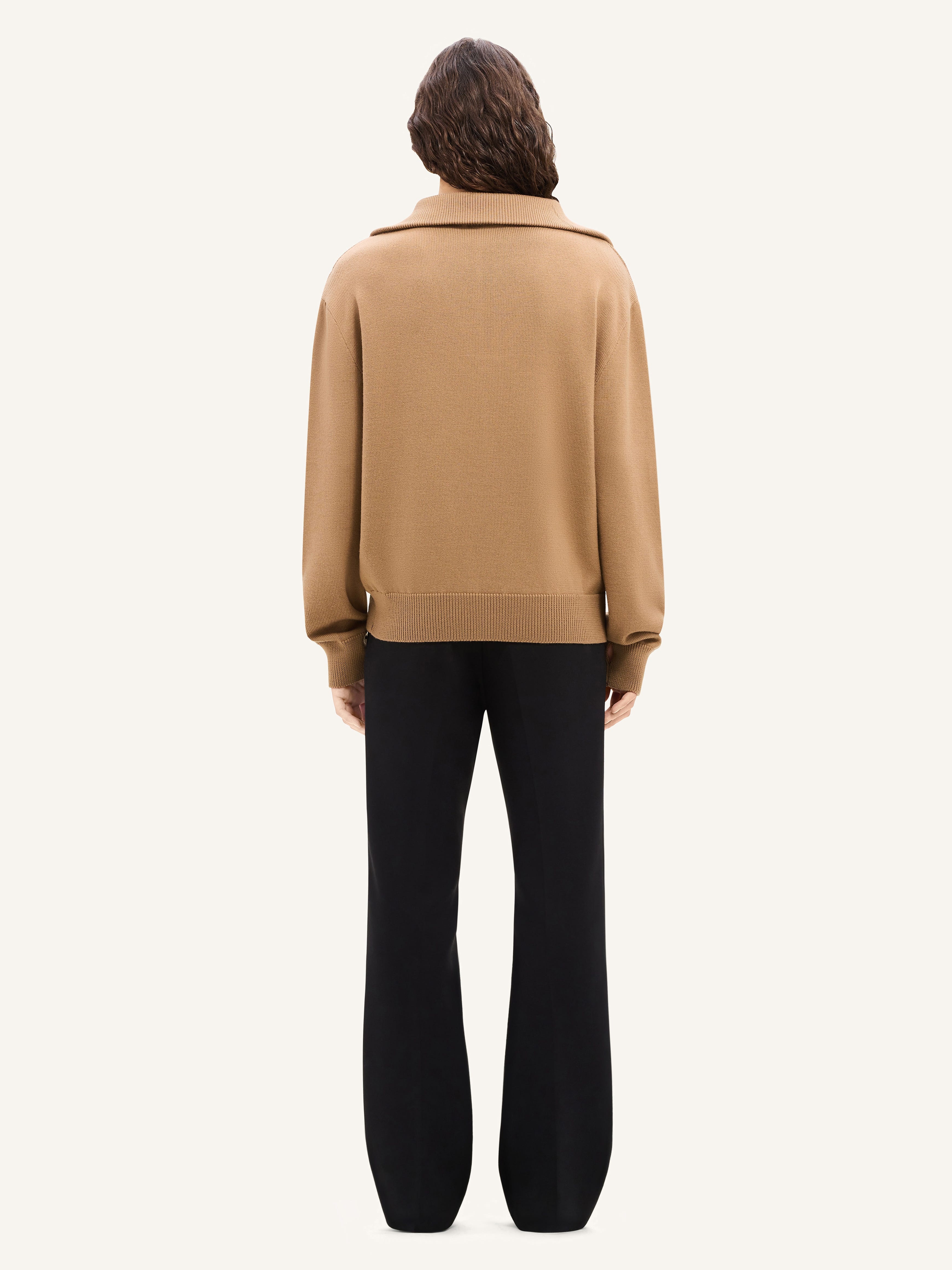TRUCKER WOOL SWEATER - 5