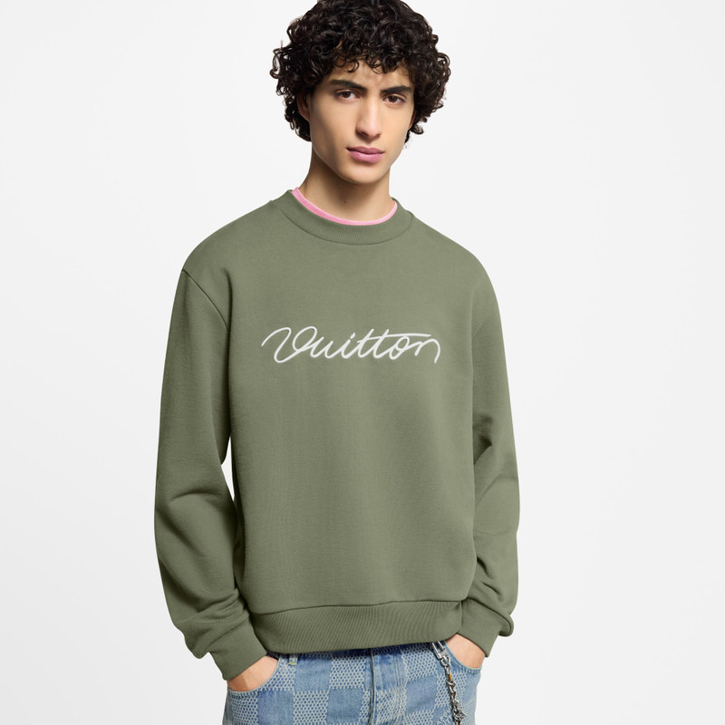 Embroidered Signature Crewneck 2