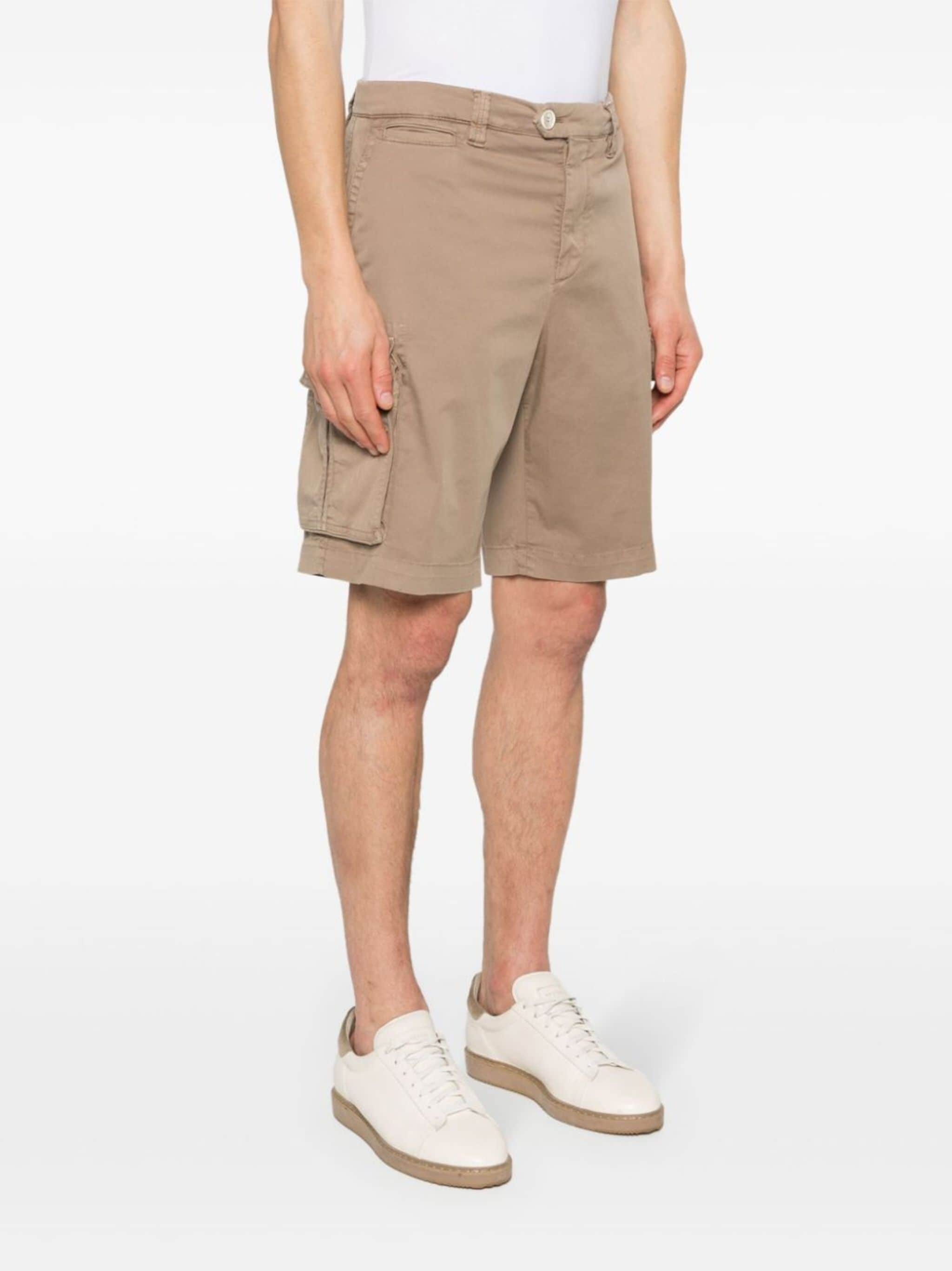 twill cargo shorts - 3