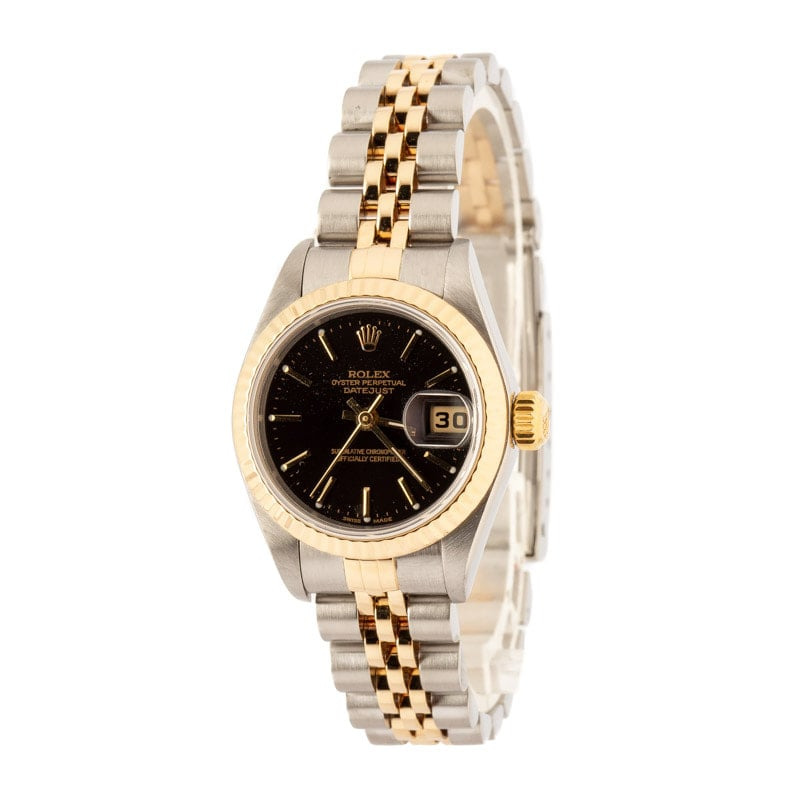 Lady Rolex Datejust 79173 Black Dial - 2