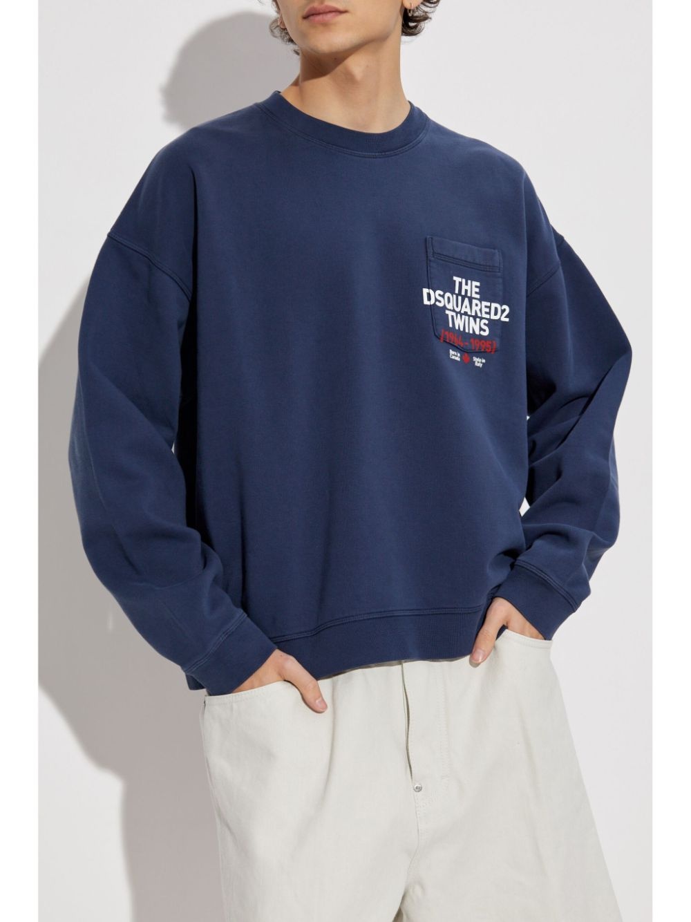 logo-print sweatshirt - 3