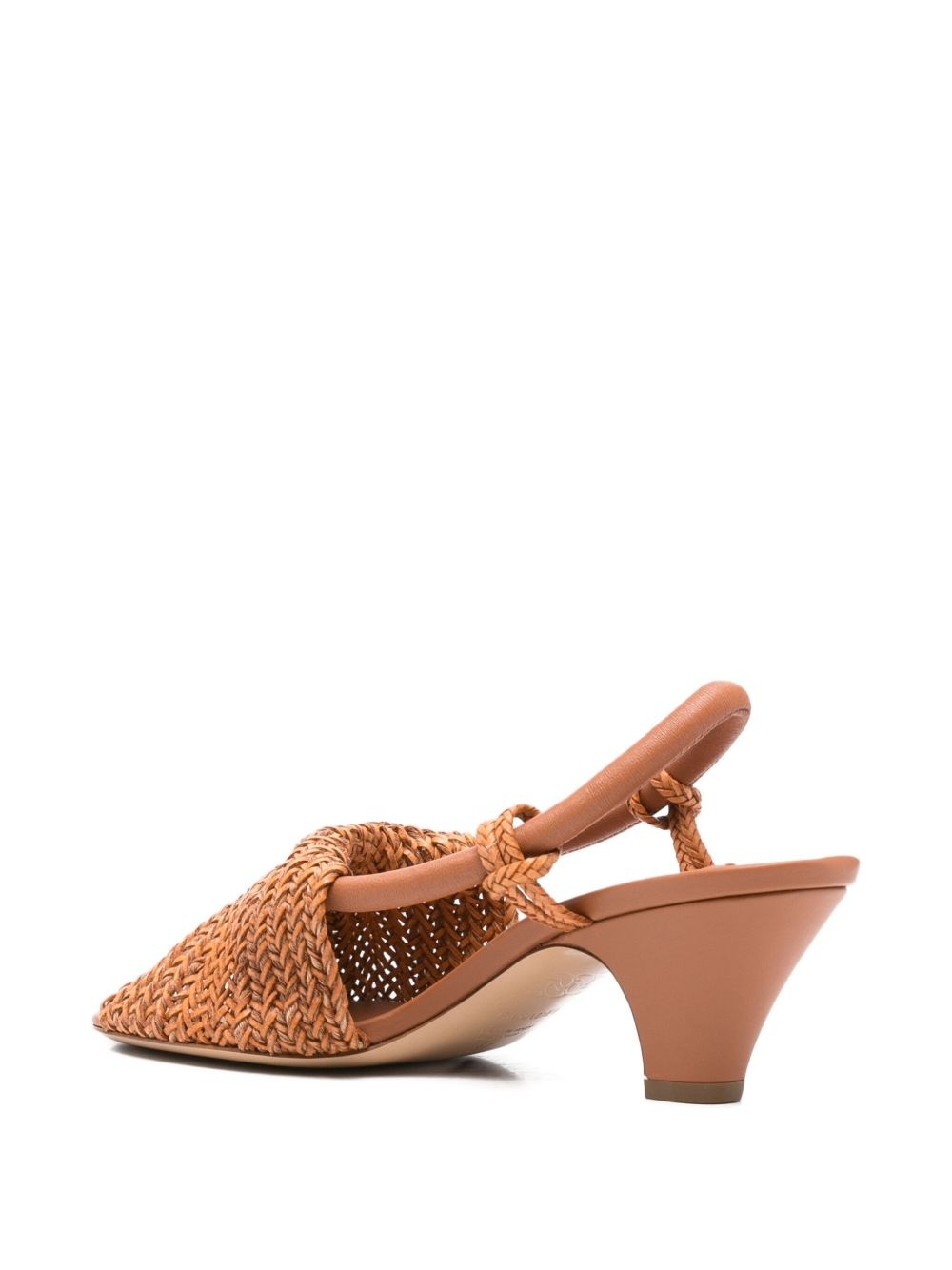 50mm Muny woven slingback sandals - 3