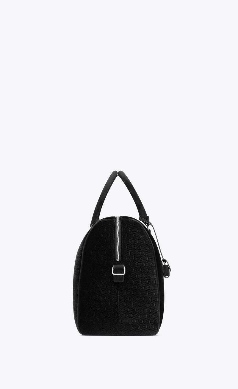 le monogramme 48h duffle in velvet and leather 3