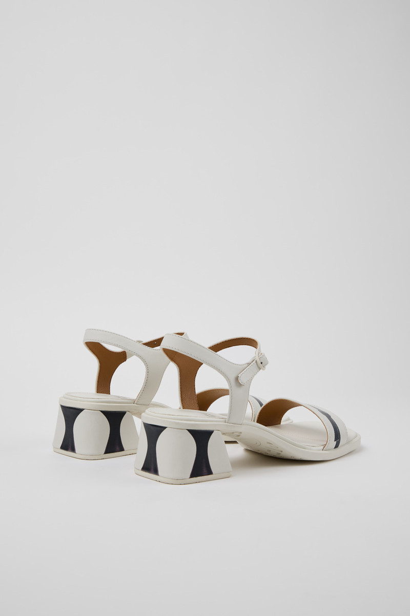 CAMPERLAB White Leather Sandals for Women. outlook