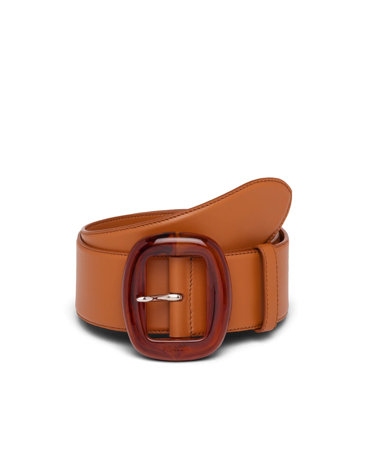 Leather and Plexiglas belt - 1