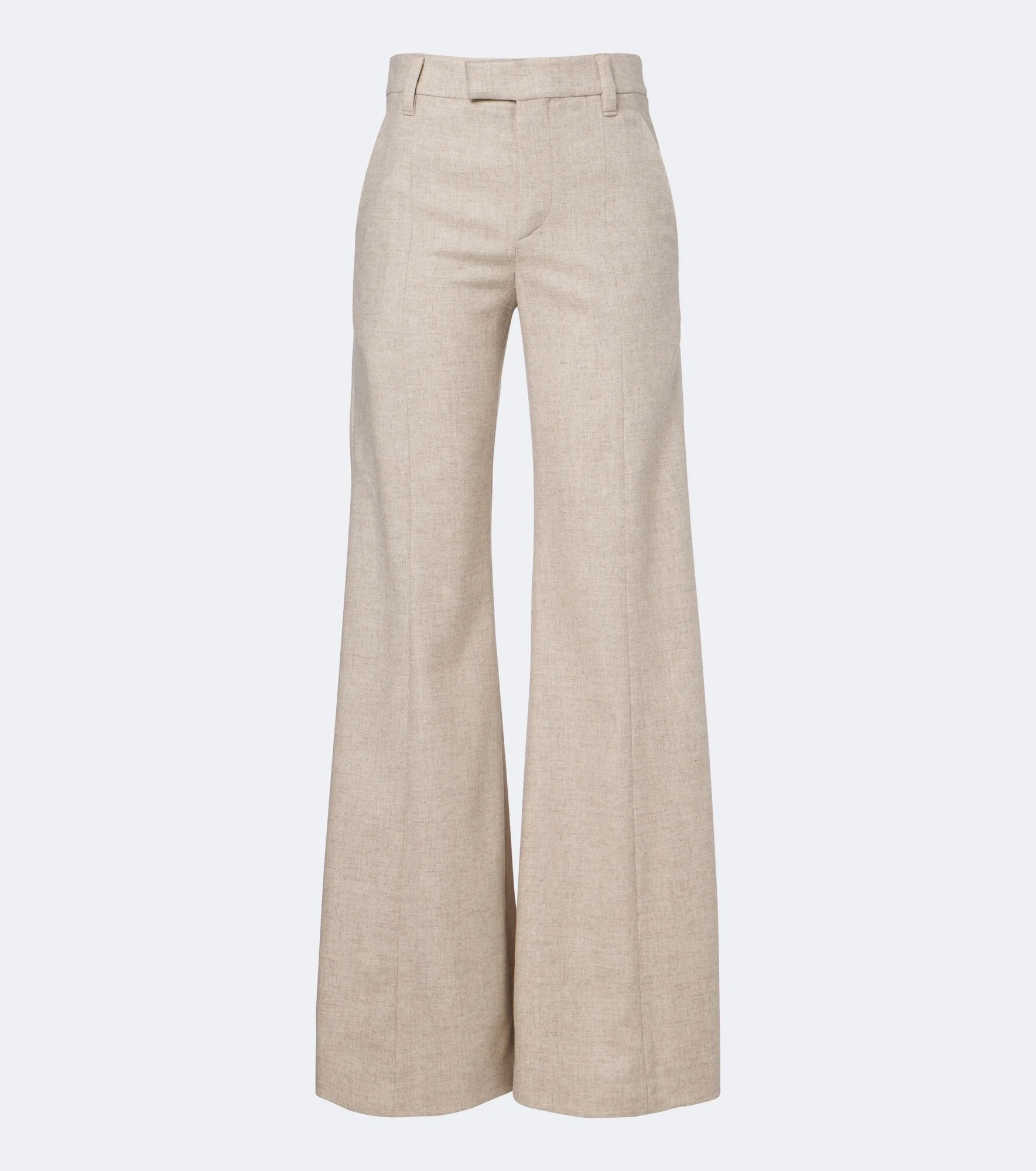 Monili wool and cashmere wide-leg pants - 1