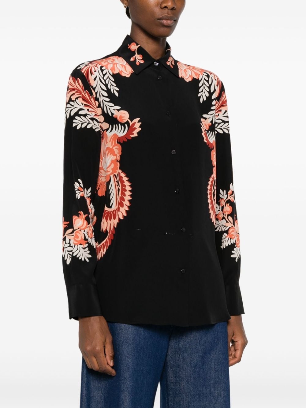 floral-print shirt - 3