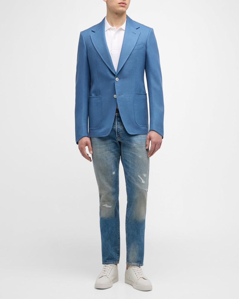 TOM FORD Men's Shelton Hopsack Sport Coat outlook