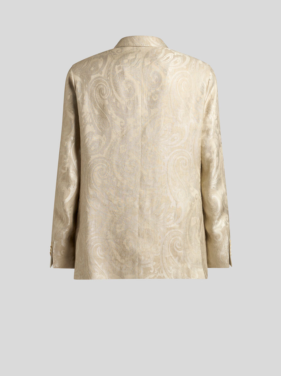 PAISLEY JACQUARD BLAZER - 3
