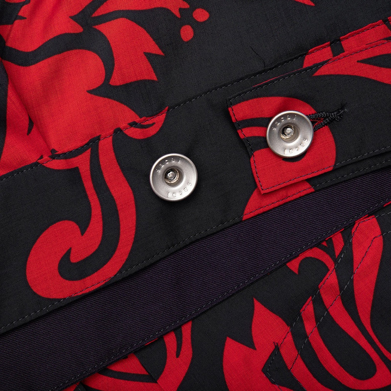 FLORAL PRINT BLOUSON - RED 6