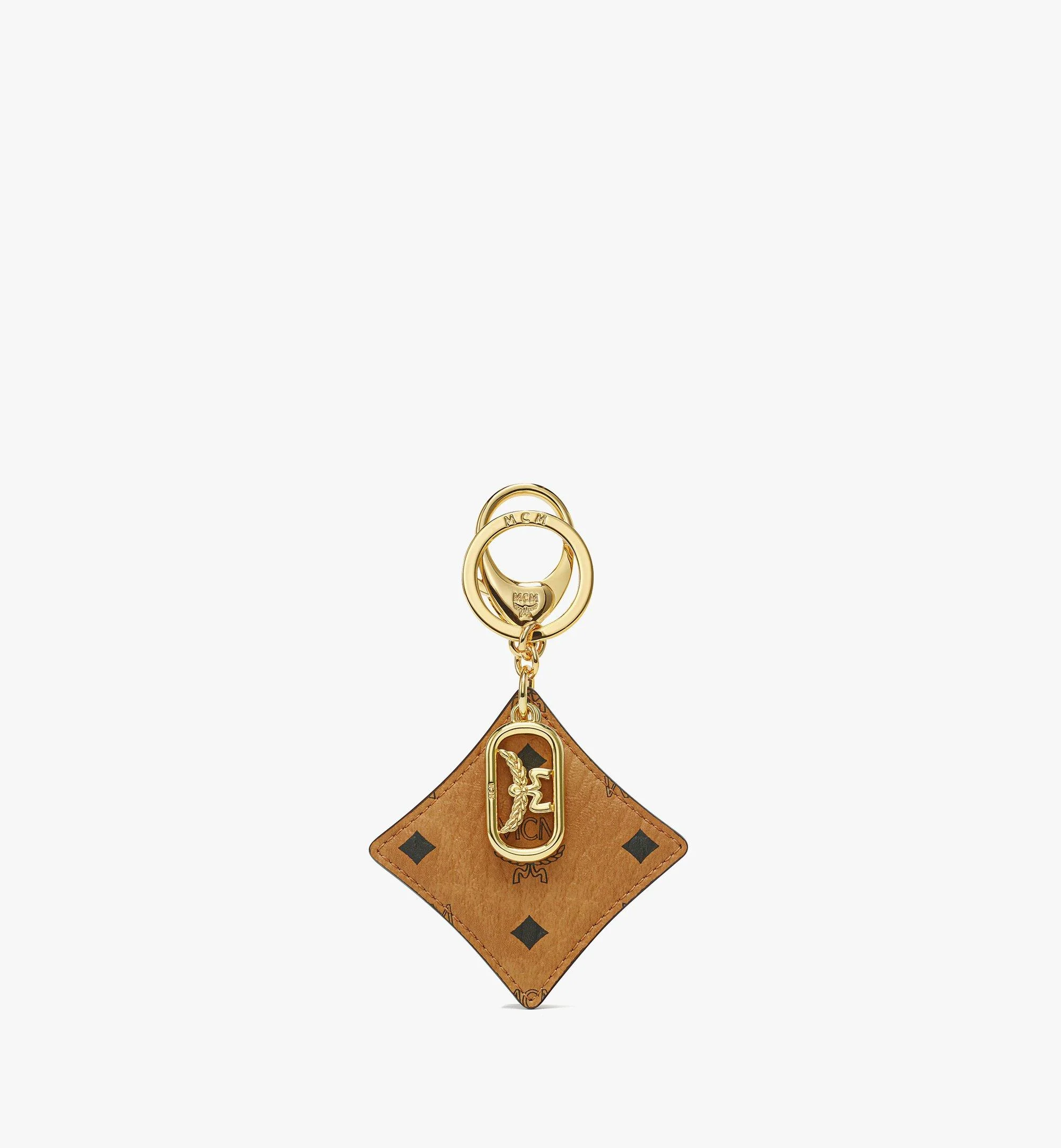 Aren Bicolor Diamond Key Charm in Visetos - 1