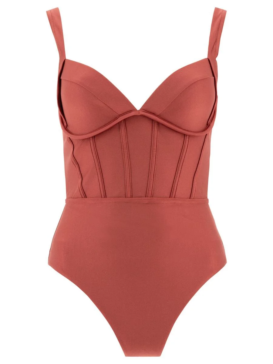 Zimmermann "Acacia" Corset Swimsuit - 1
