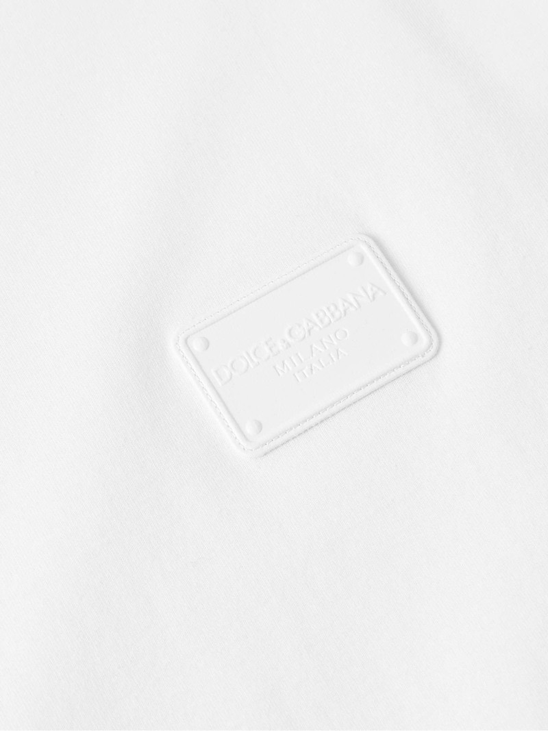 Logo-Appliquéd Cotton-Jersey T-Shirt 4