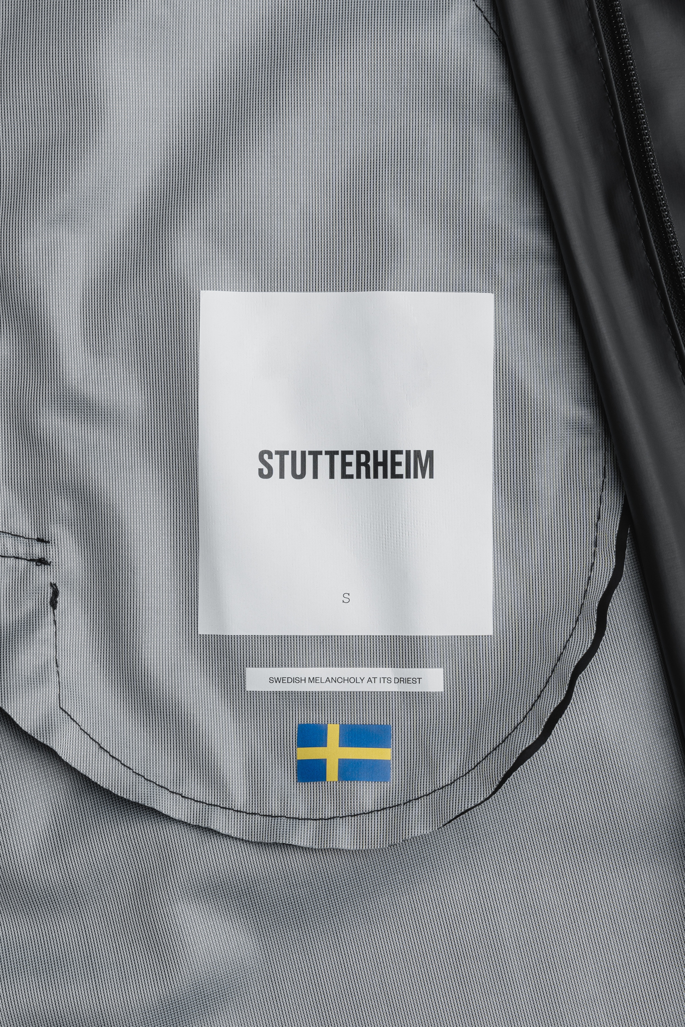 Stockholm Long Lightweight Zip Raincoat Black - 8