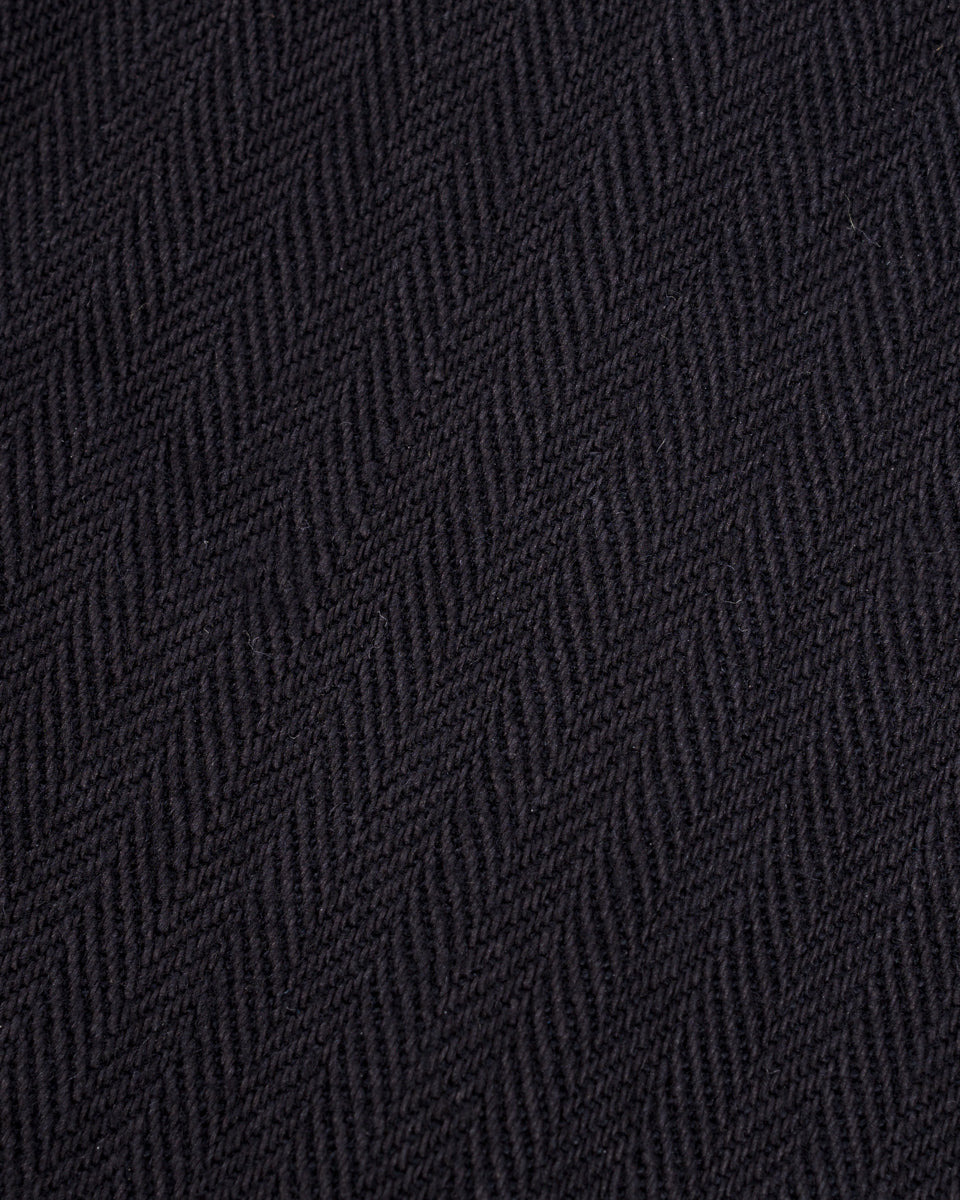 IHSH-410-BLK 14oz Herringbone CPO Western Shirt - Black - 12