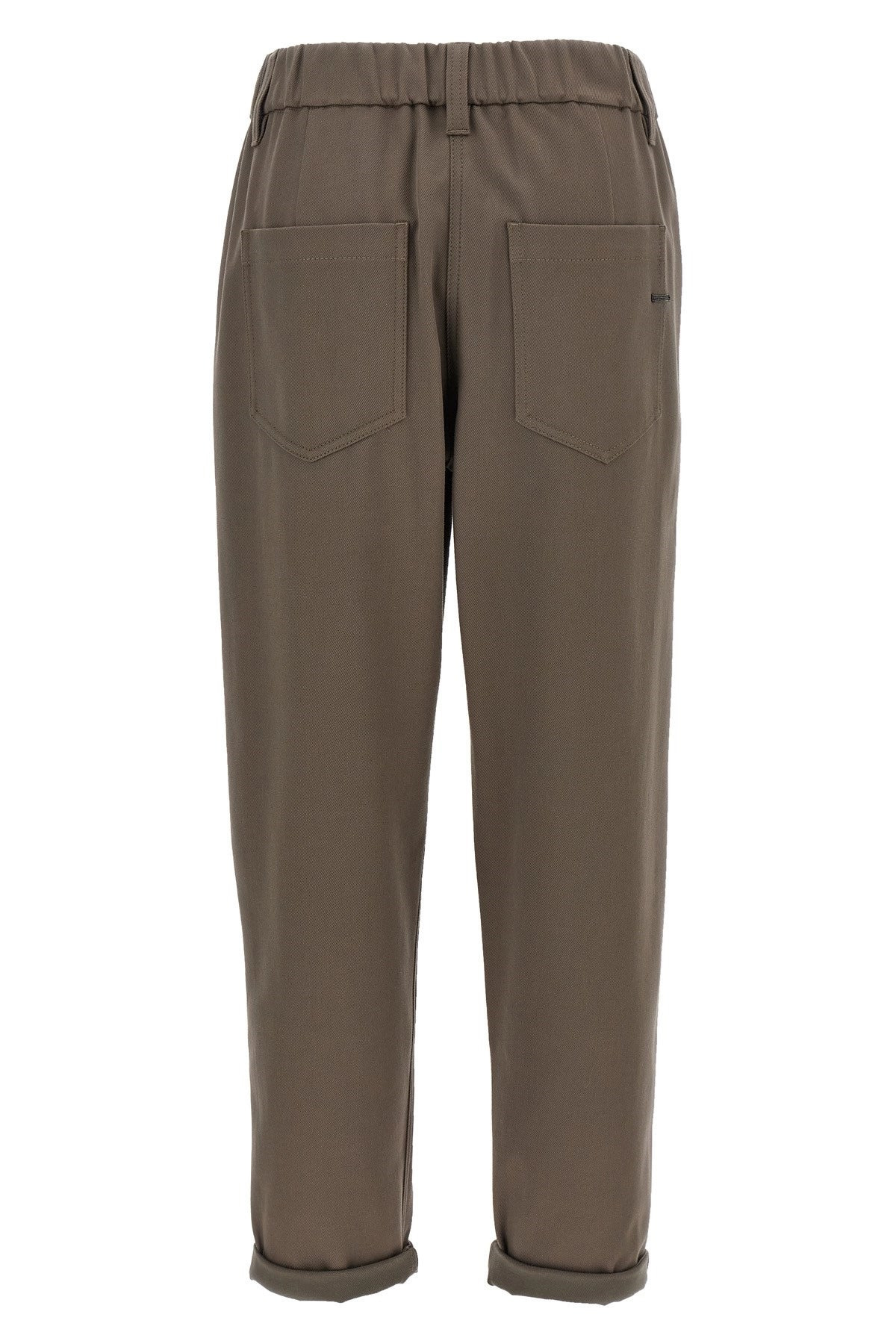 Brunello Cucinelli Women Shiny Bartack Pants - 2