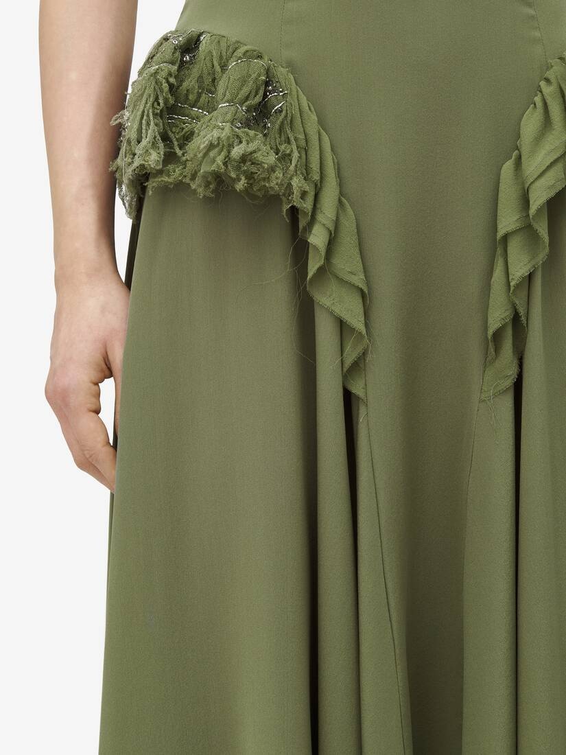 Draped Evening Dress - 5