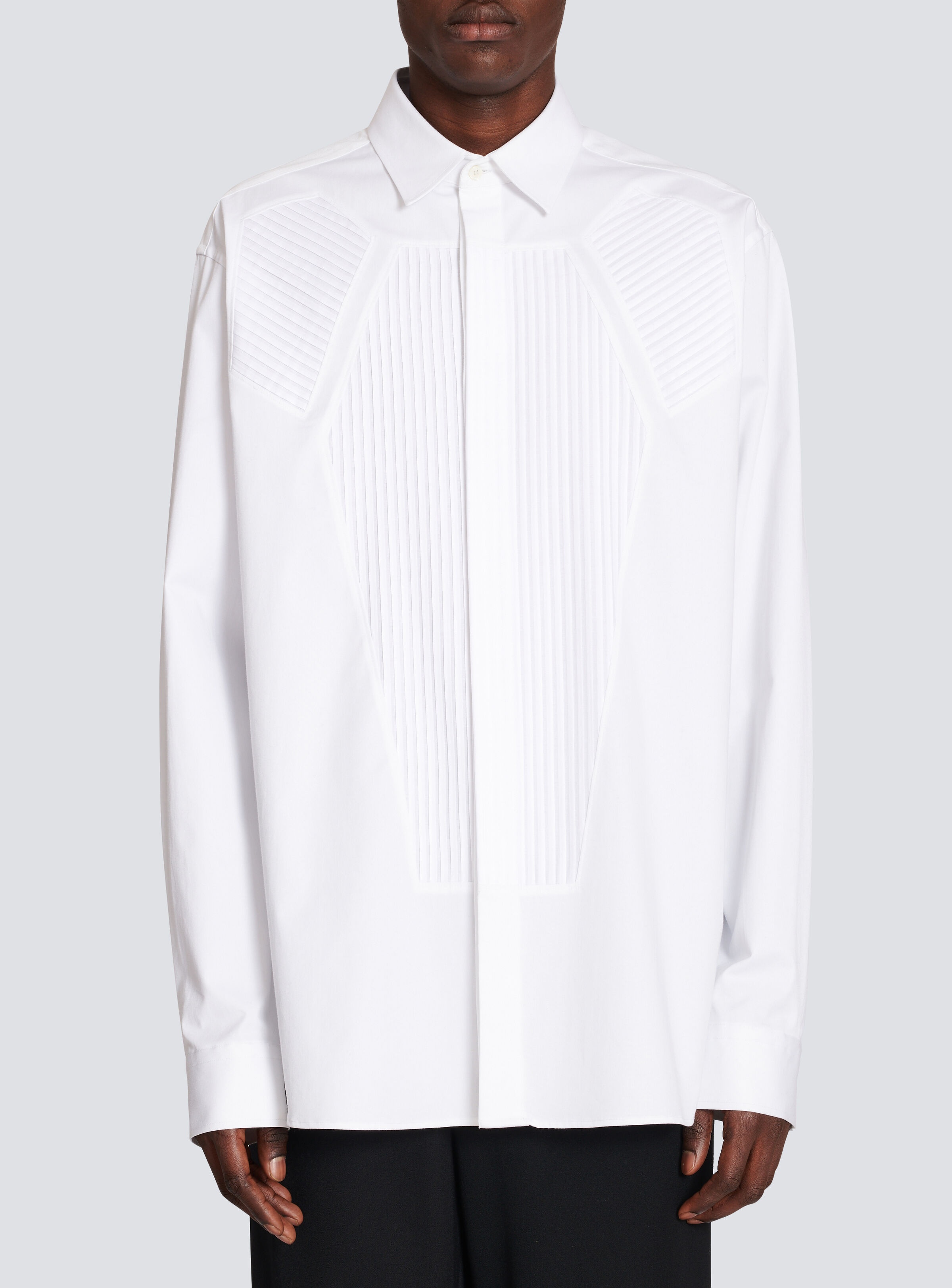 Cotton shirt with inserts - 6