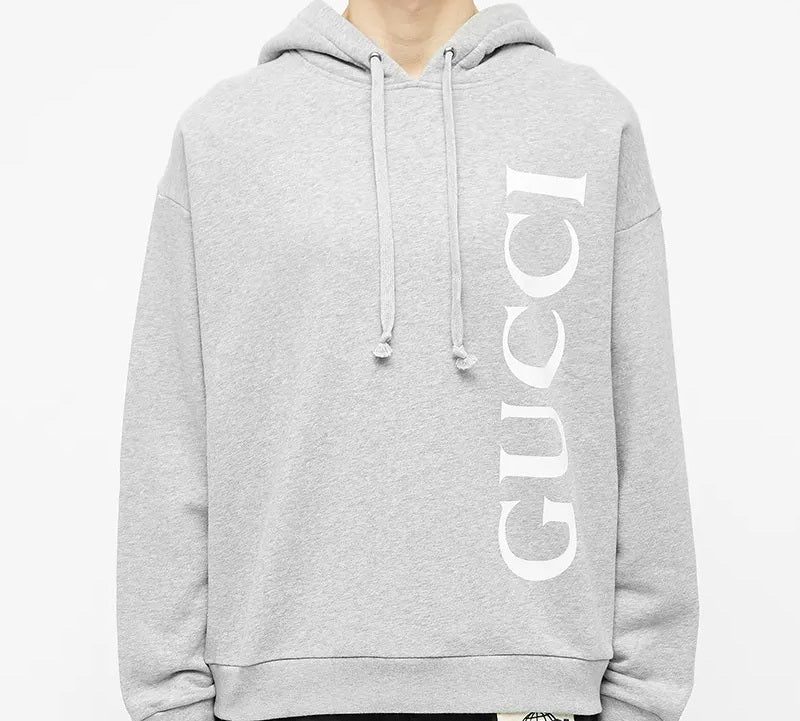 Men's Gucci Large Logo Cotton Gray 604974-XJB1D-1039 - 3