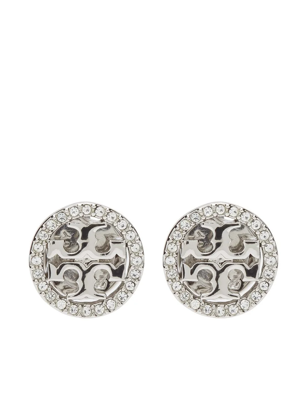 Miller crystal-embellished stud earrings - 1