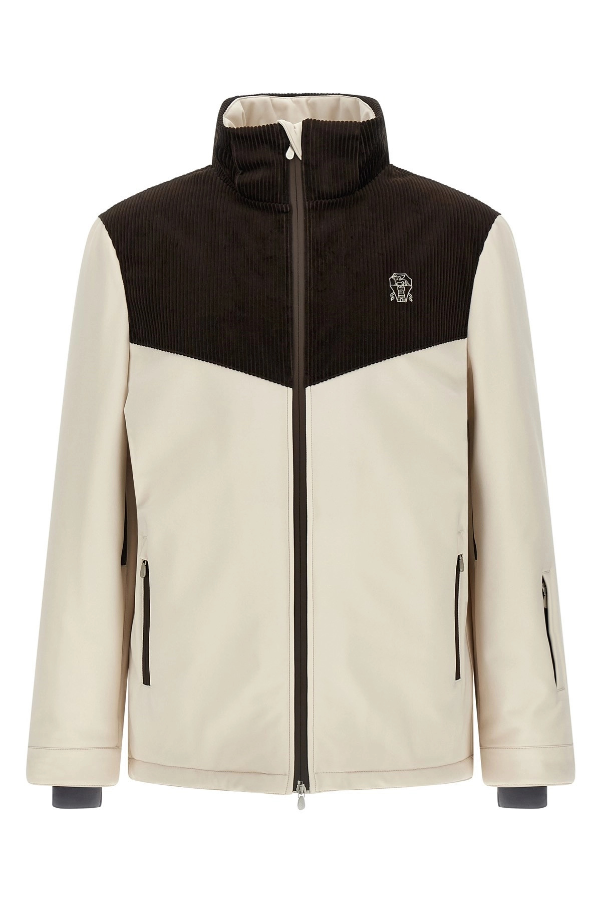 Corduroy insert ski jacket - 3