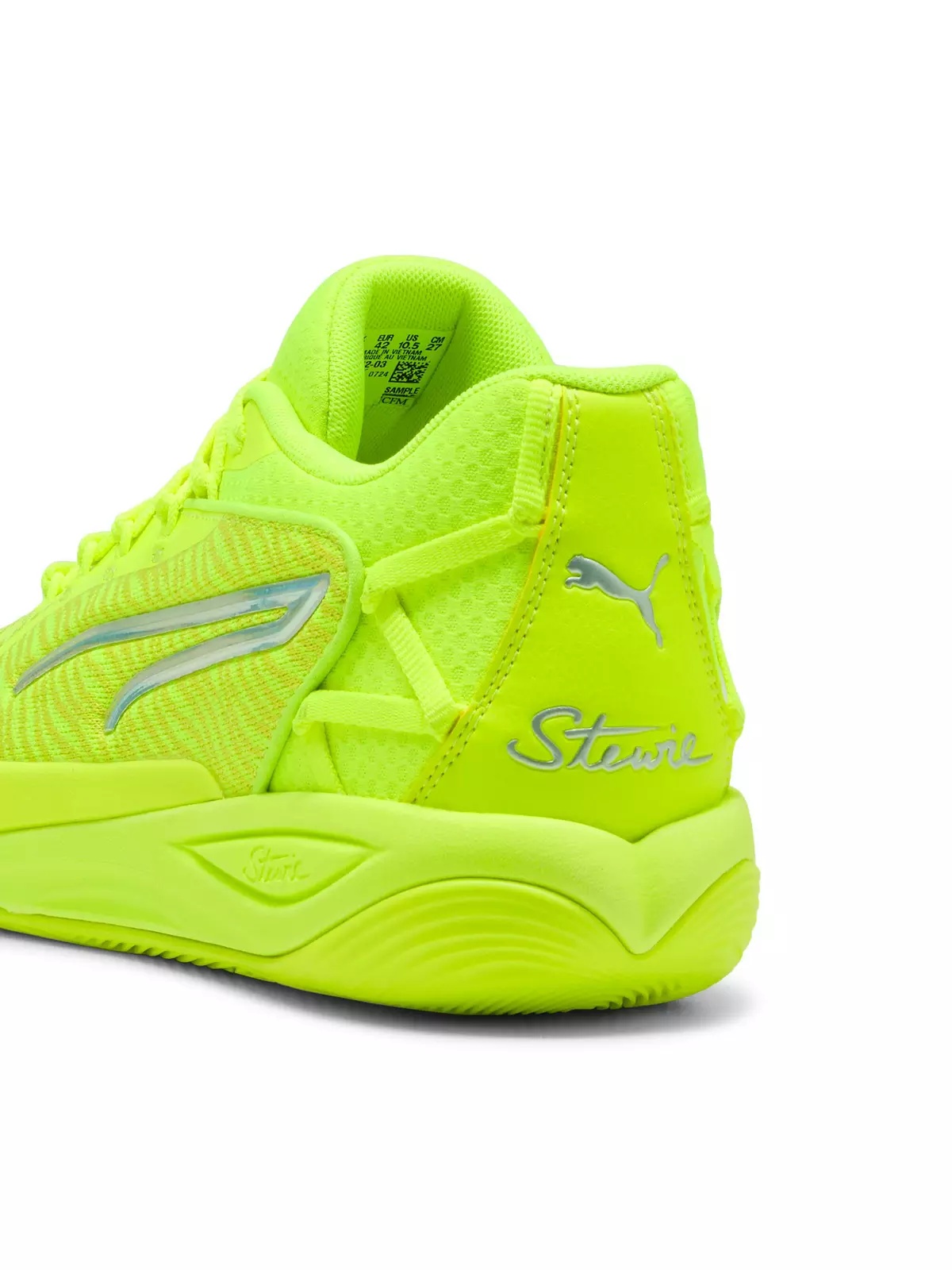 PUMA Stewie 4 Flawless "Lime Squeeze/Lime Sheen" Women's Basketball Shoe - 6