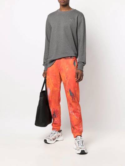 Moschino paint-effect joggers outlook