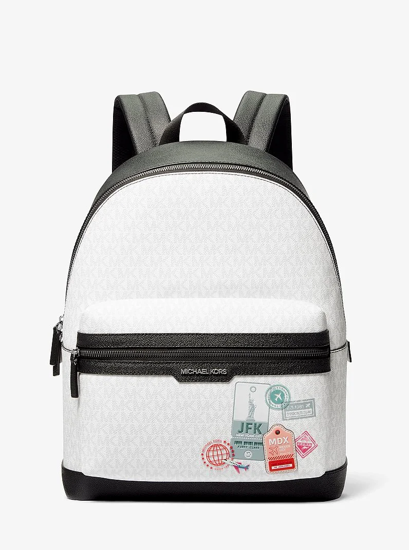 Embellished Medium Cooper Signature Logo Backpack - 1