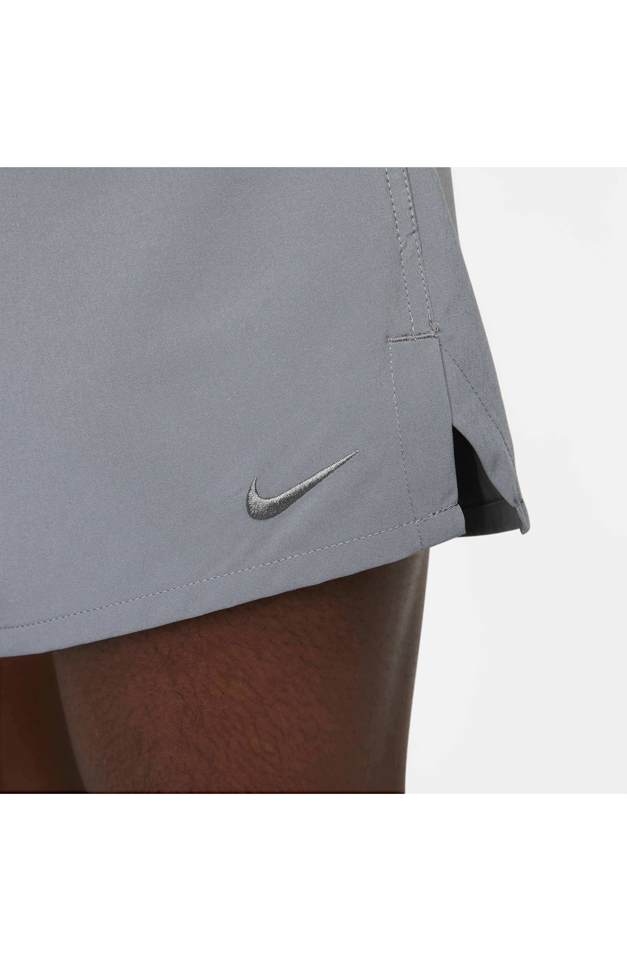 Nike Dri-Fit Unlimited 5-Inch Athletic Shorts in 084 Smoke Grey/black at Nordstrom - 6