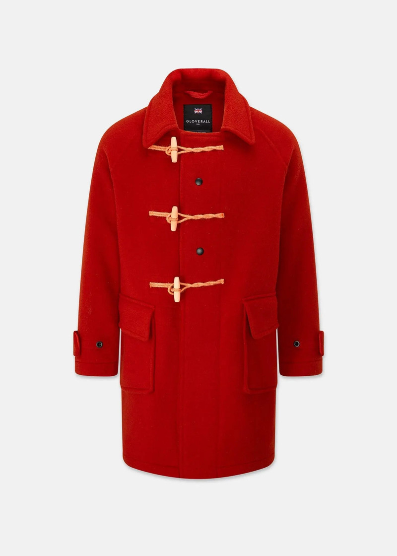 Men's Admiral Duffle Coat Red 1