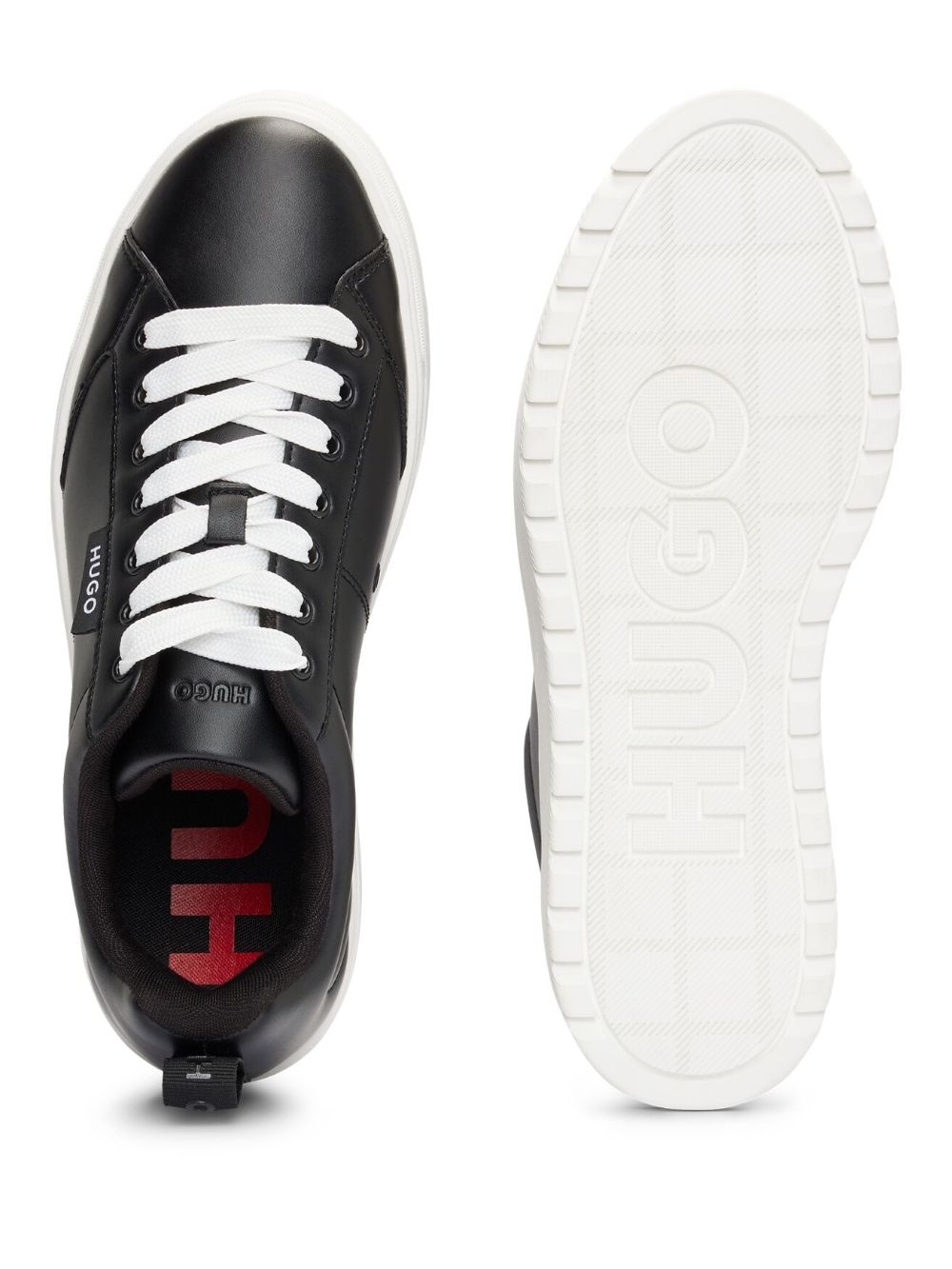 logo-patch platform sneakers - 4