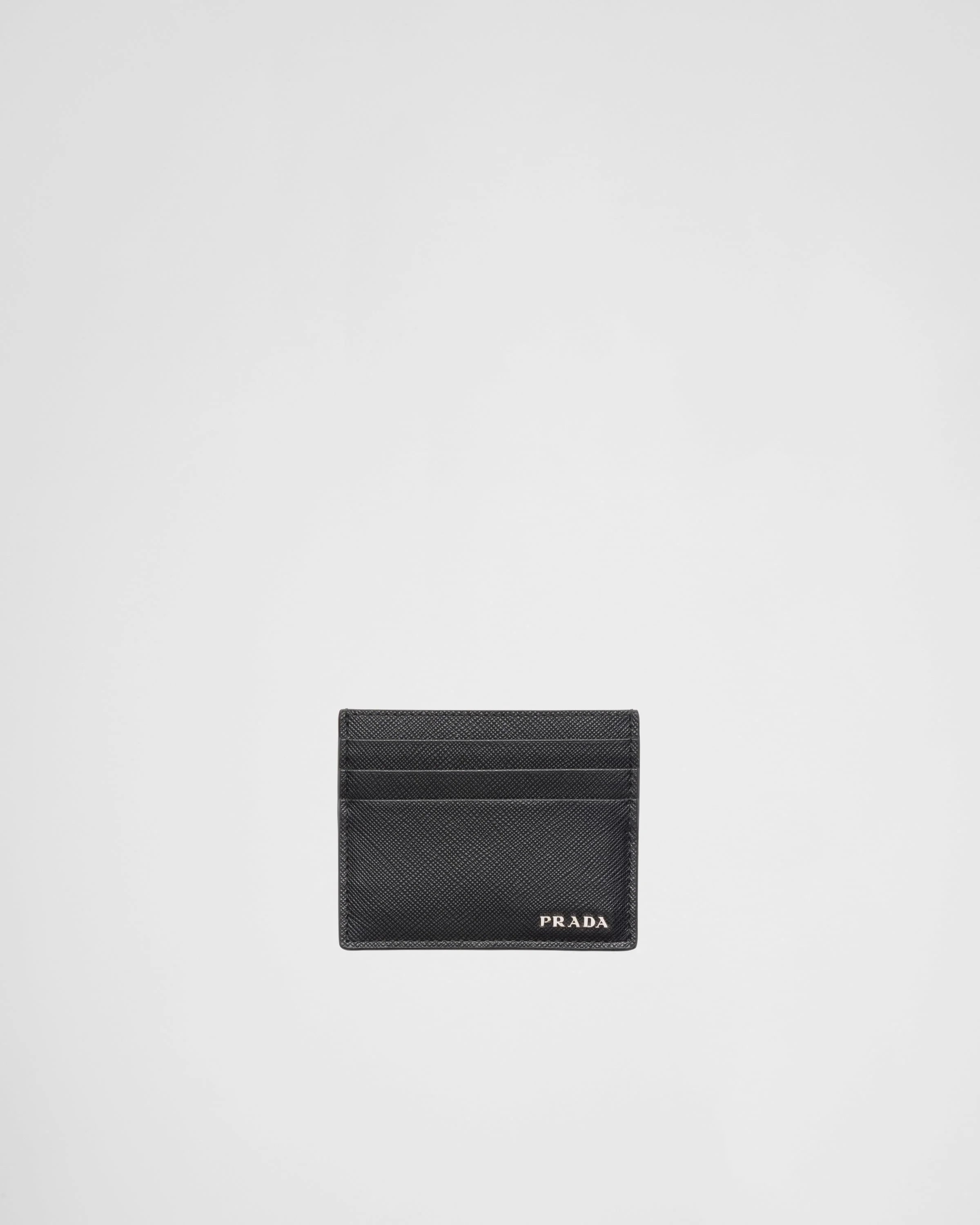 Saffiano leather card holder - 1