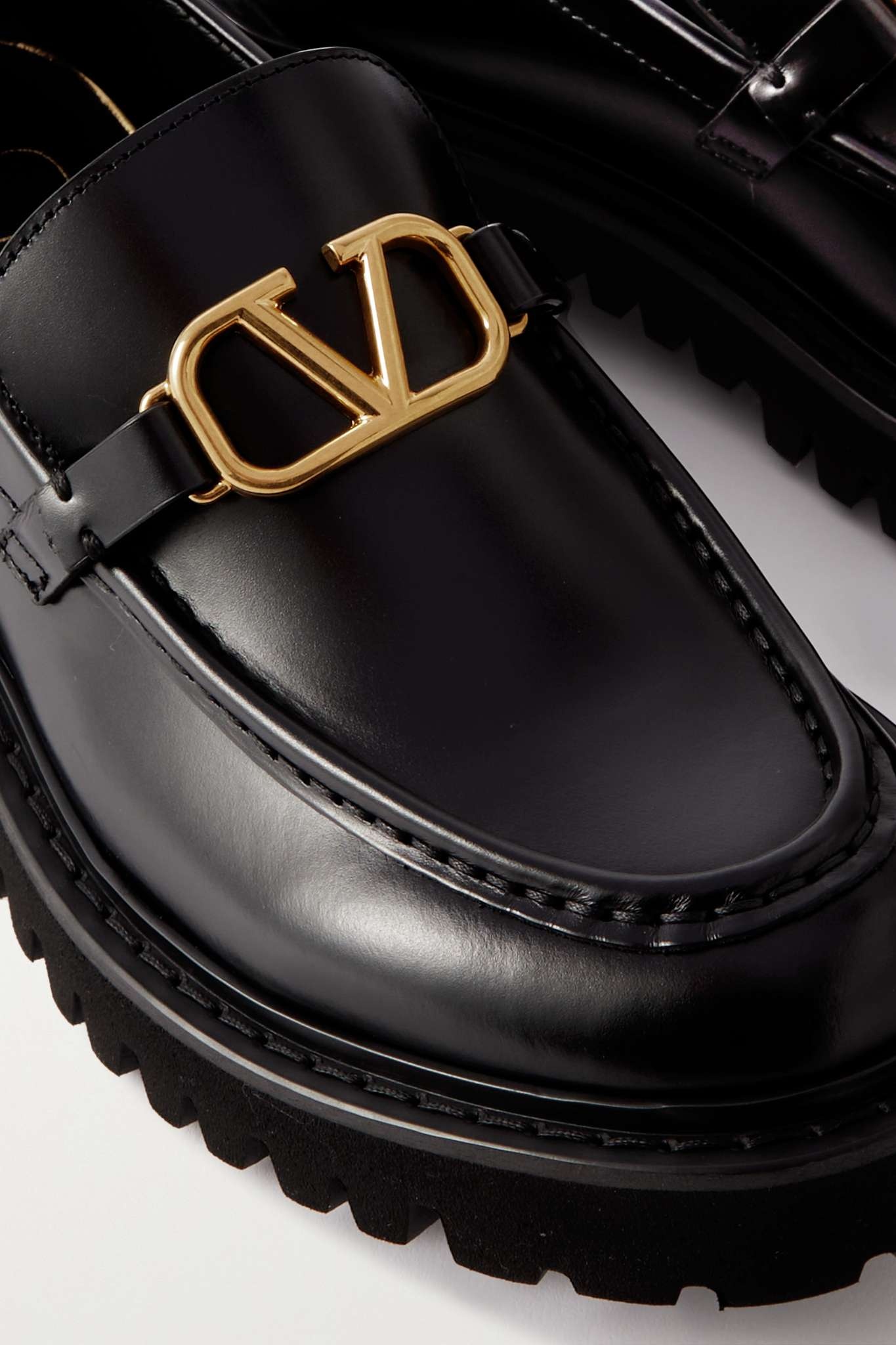 VLOGO leather loafers - 4