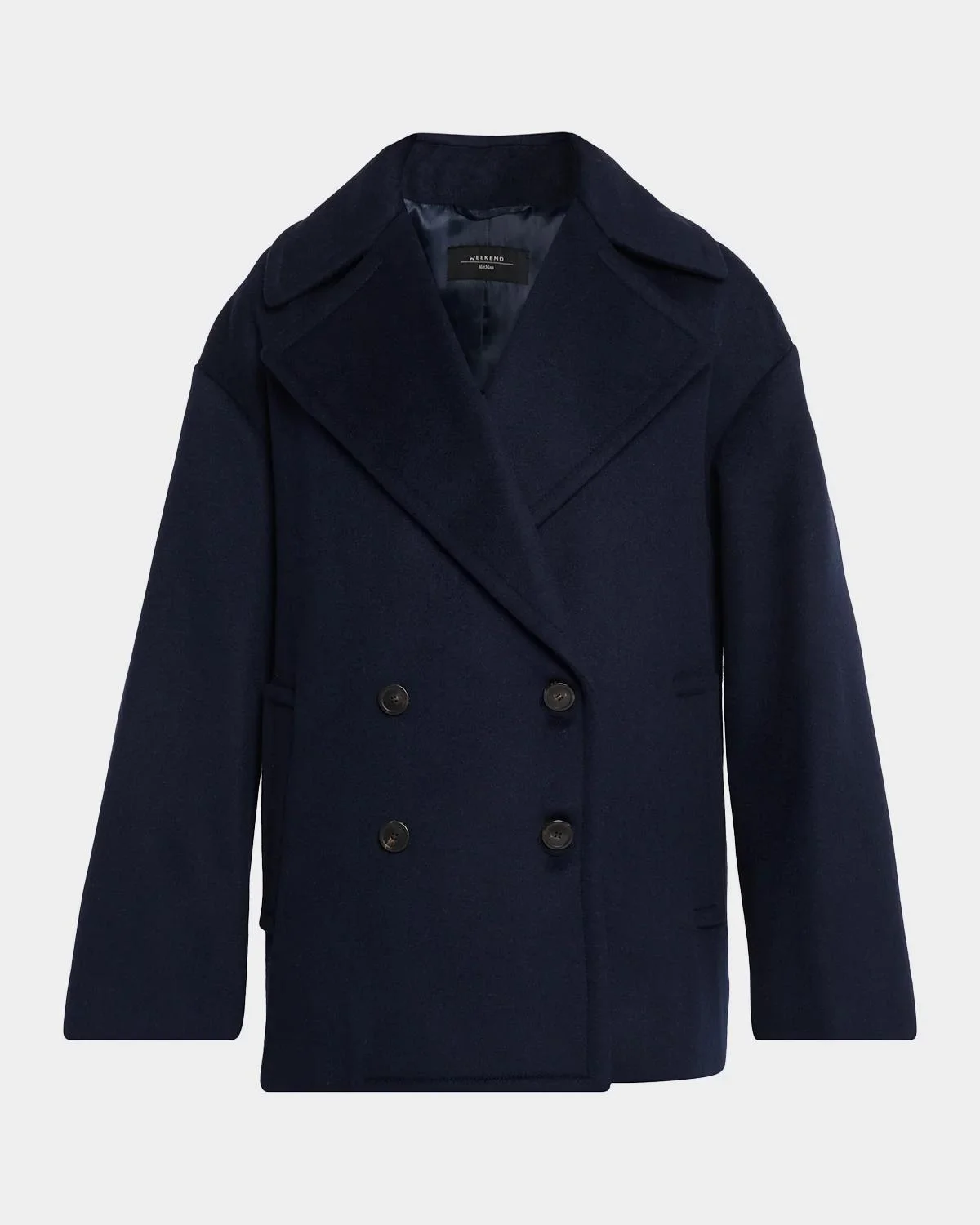 Alpe Double-Sided Wool Peacoat - 1