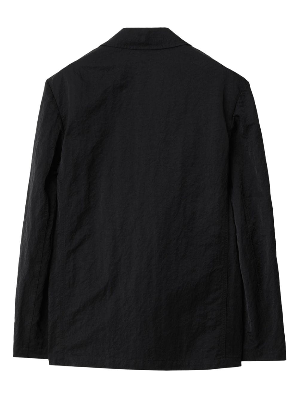 single-breasted crinkled blazer - 2