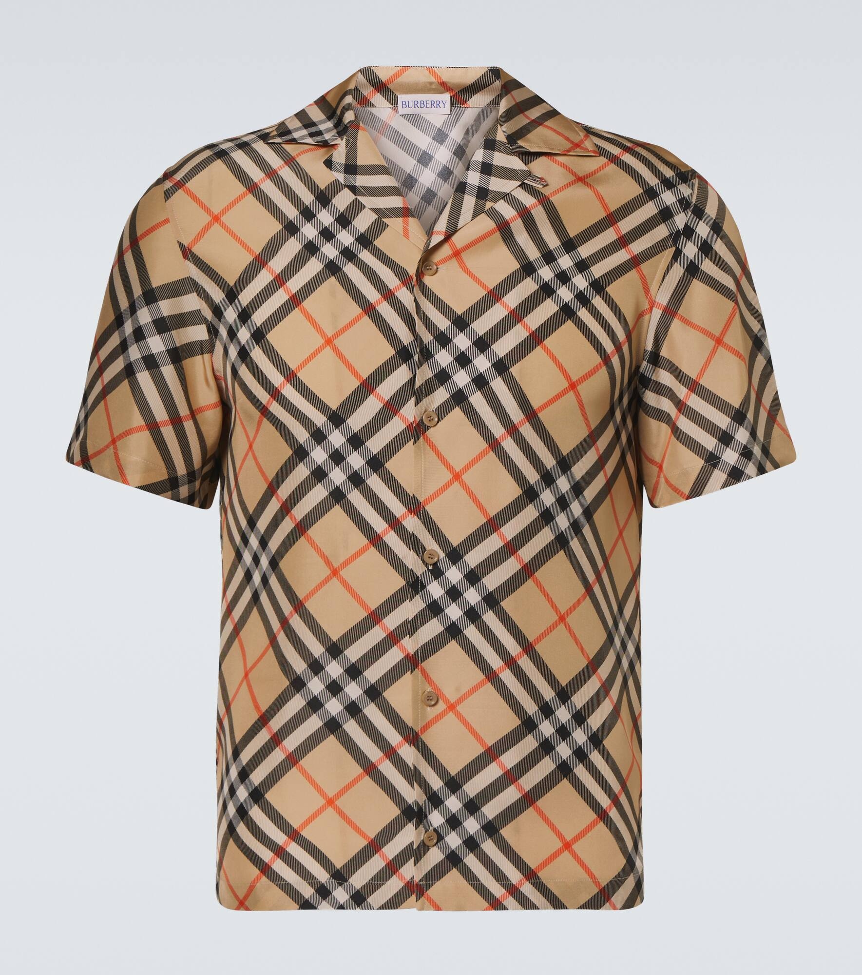 Burberry Check silk shirt - 1