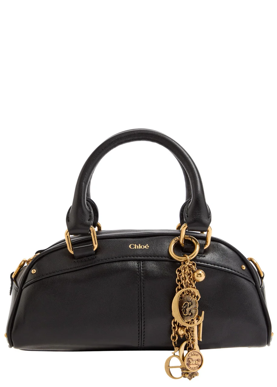 Chloe Small Charm-embellished Leather top Handle bag - 1
