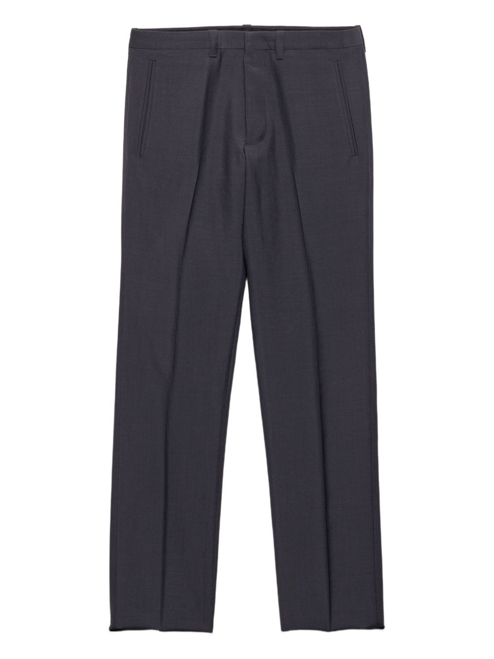 pleated wool trousers - 1