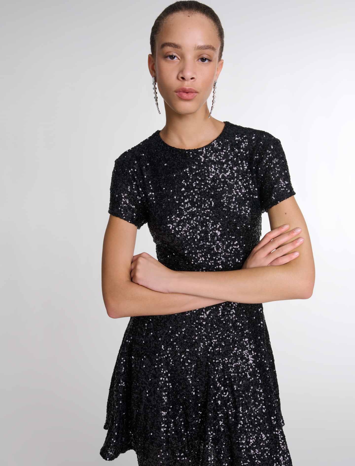 Short sequin dress - 5