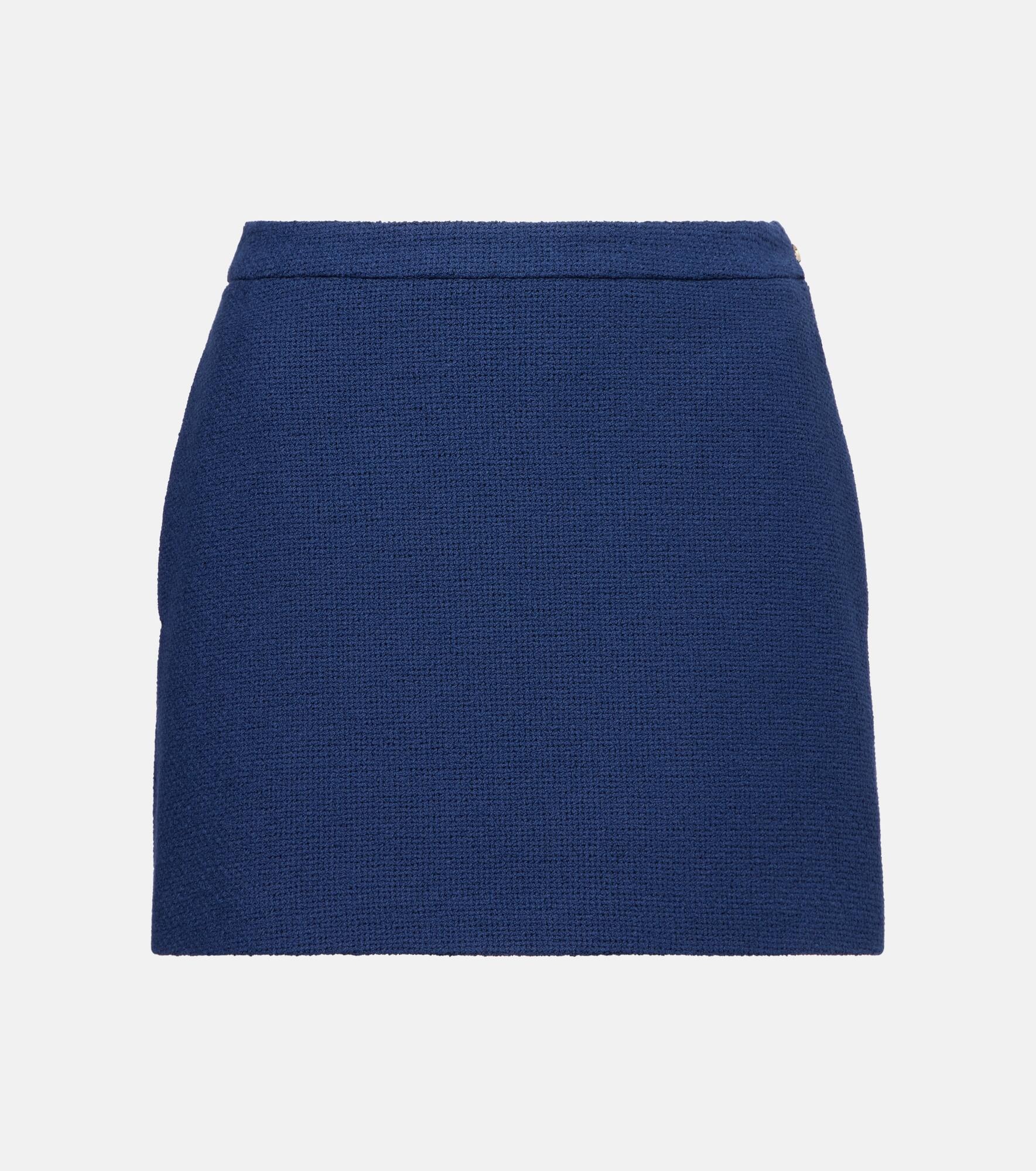 Cotton-blend miniskirt - 1