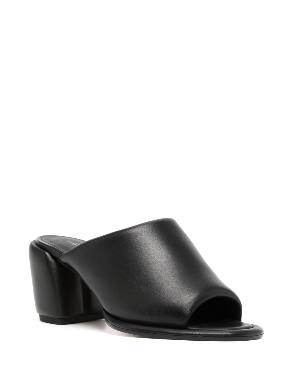 Naomi Pillow 70mm leather mules - 2