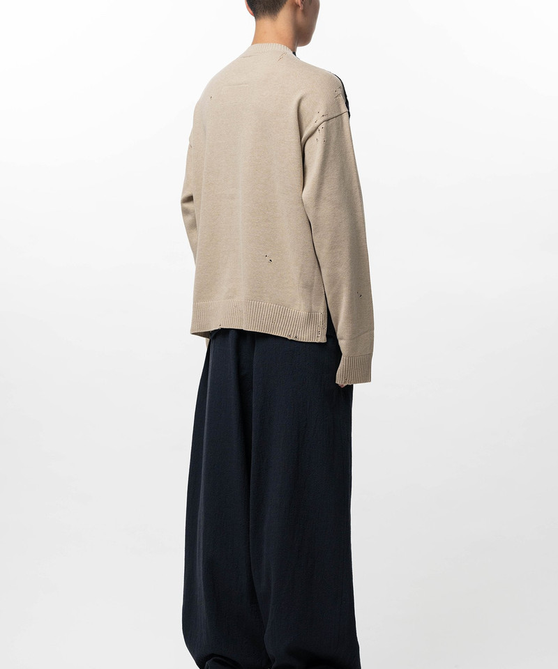 Front Back Combined Knit Cardigan 5