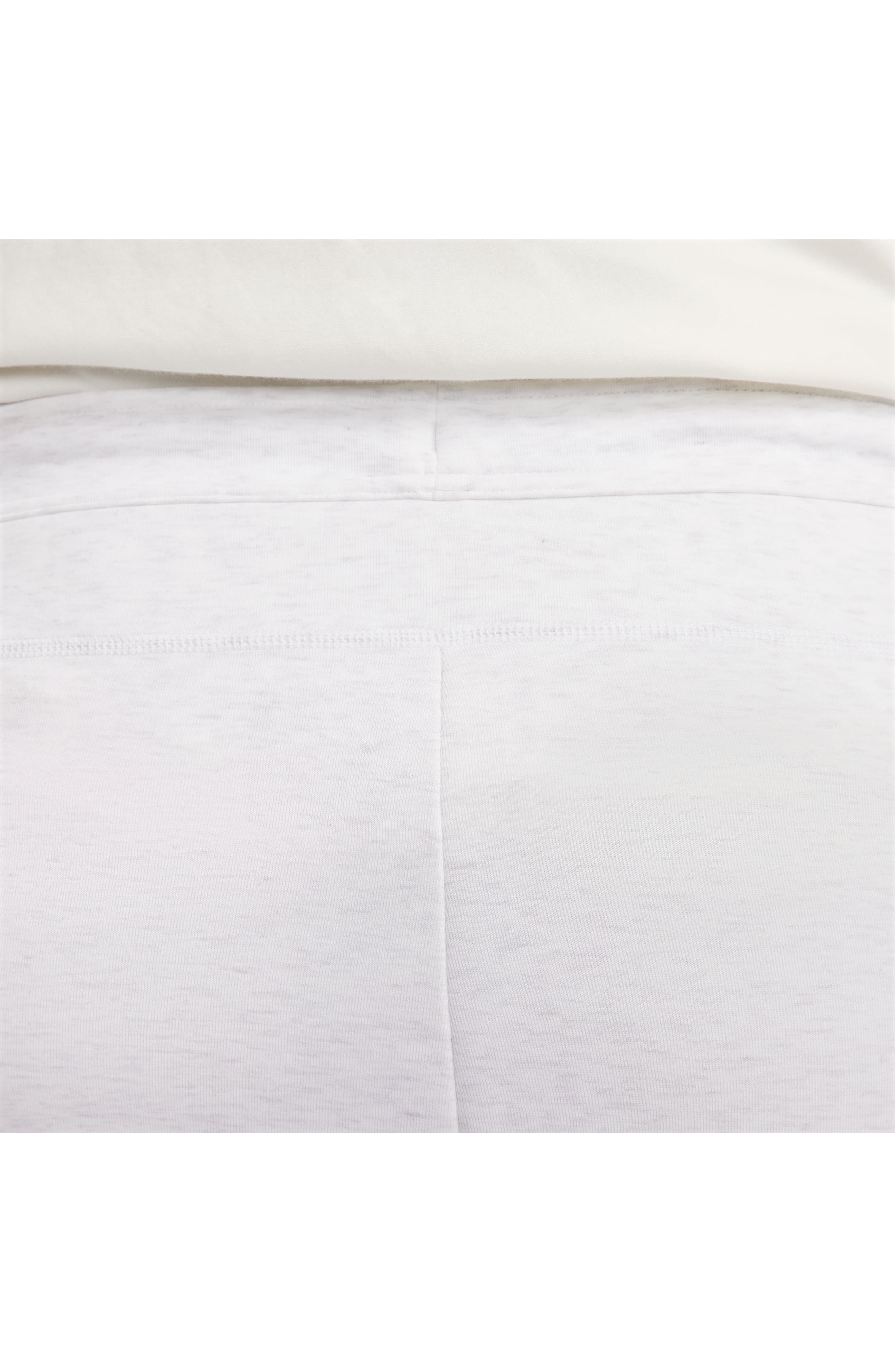 Nike Tech Fleece Sweat Shorts in Birch Heather/Black at Nordstrom - 4