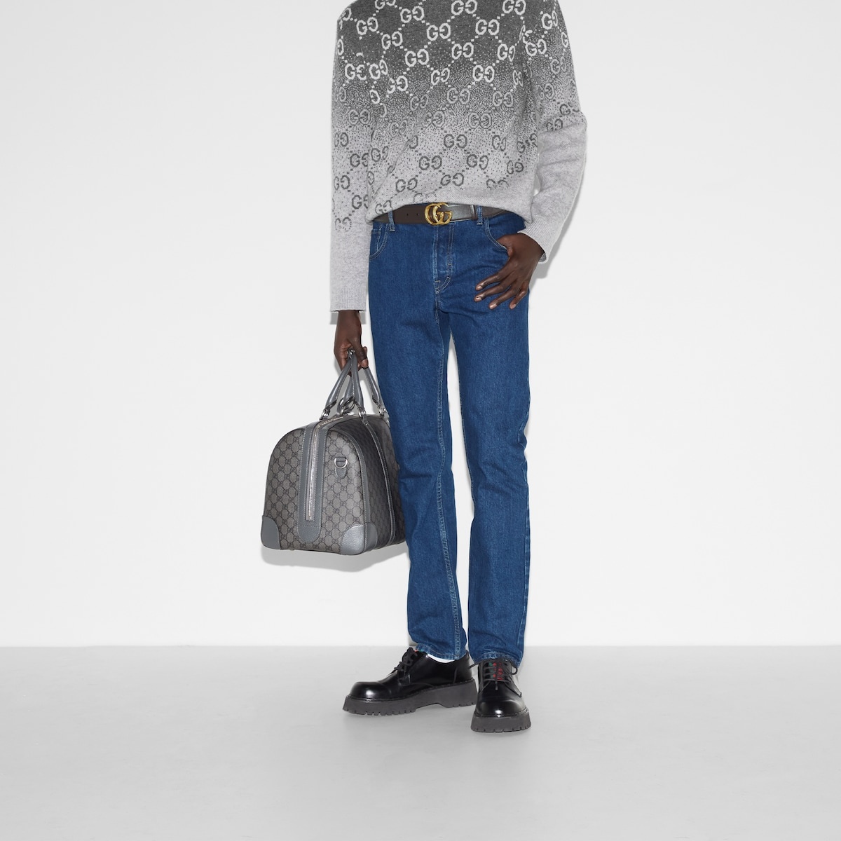 Tapered denim pant with Web - 6
