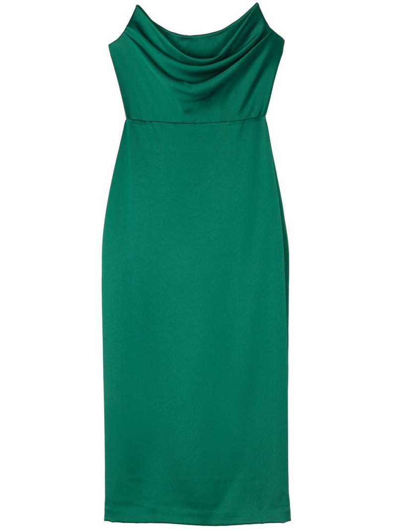 corset-style satin midi dress 1