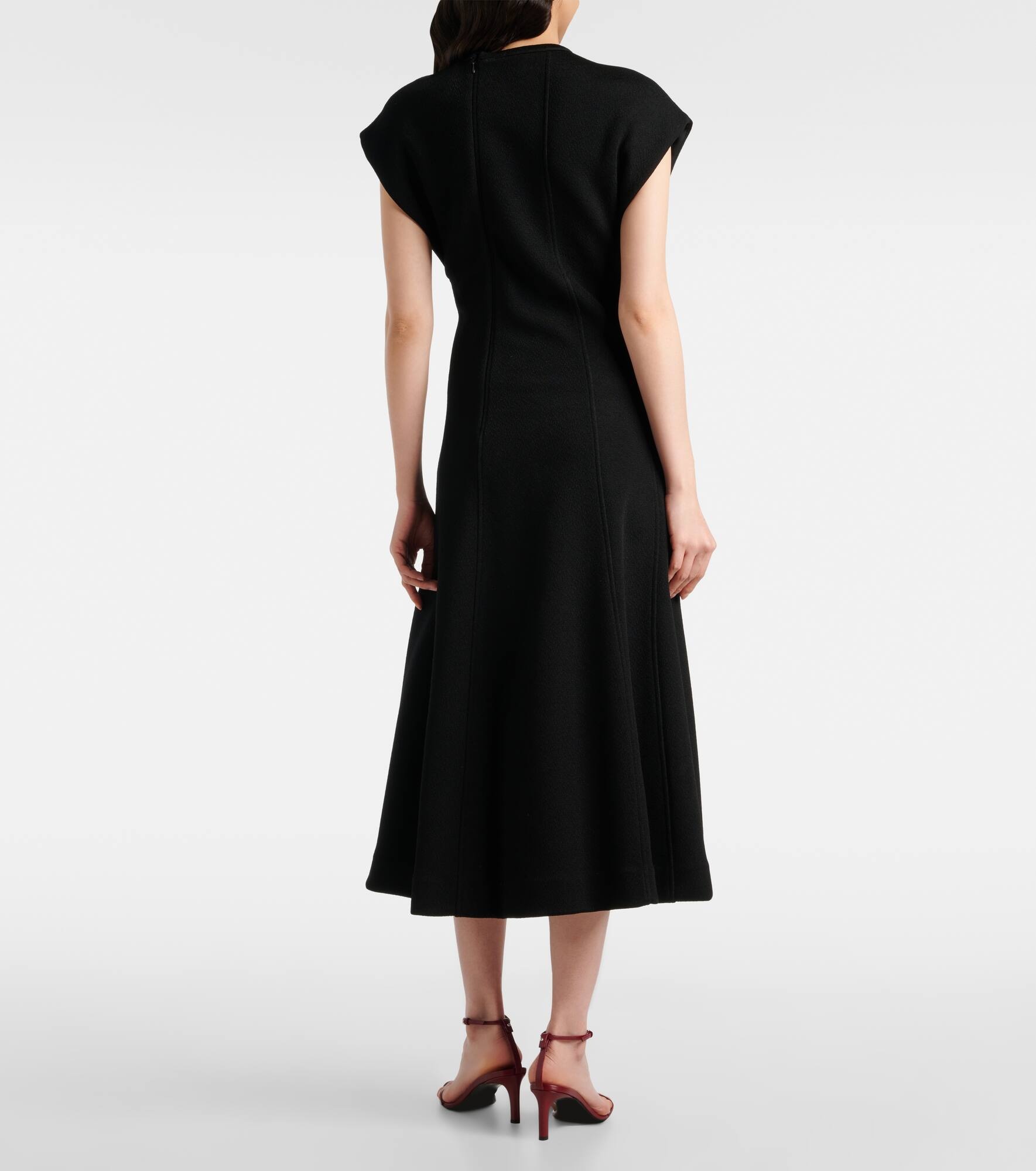 Ribbed-knit midi dress - 3