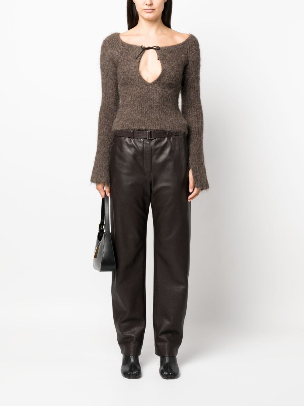 Solaris cut-out knitted top - 2