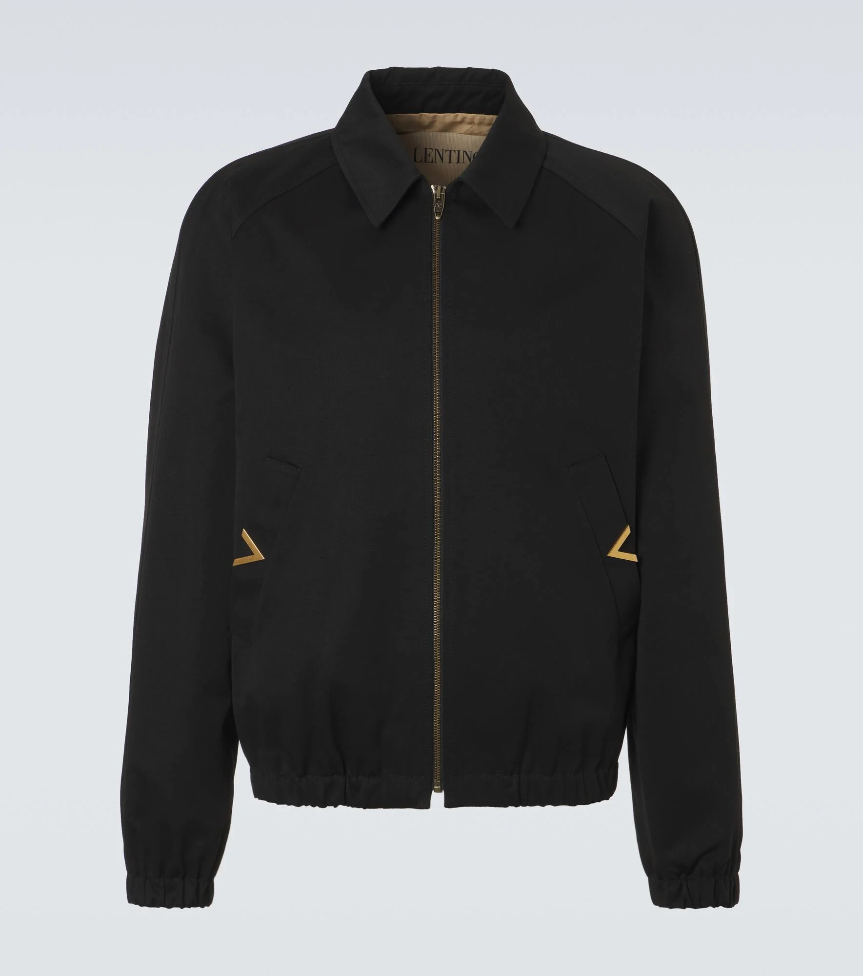 VGold cotton blouson jacket - 1
